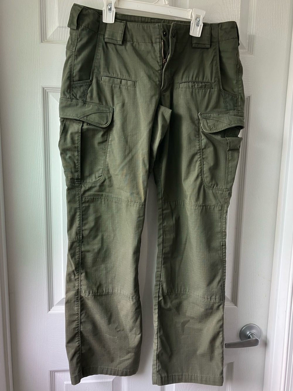 5.11 Tactical Series Green Outdoor Utility Work Adventure Womens Pants 8 Long